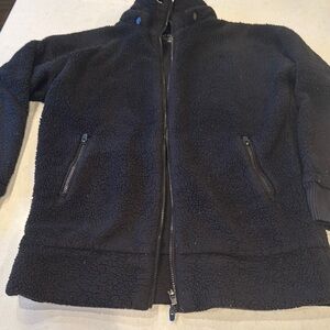 Athleta Black Teddy Jacket